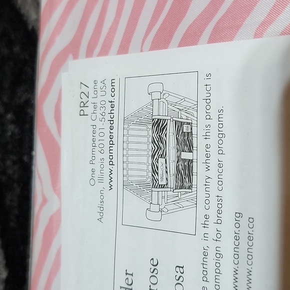 THE PAMPERED CHEF PINK ZEBRA COUPON REWARDS GROCERIES LIST GIFT CARDS HOLDER - Picture 3 of 8